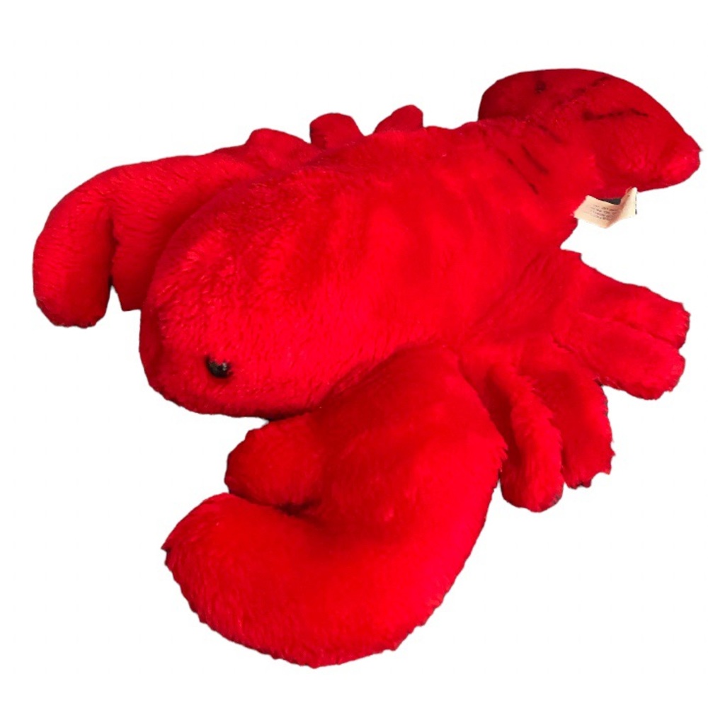 Nanco 12” Red Lobster Crab Plush Puppet Pretend Play Plushie Stuffed Animal